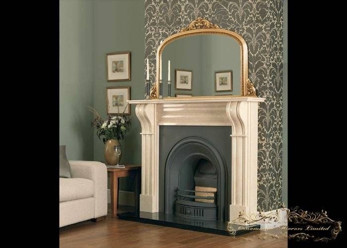Over Mantle Mirrors, Ornate Mirrors Throughout Over Mantel Mirrors (Photo 8 of 30)