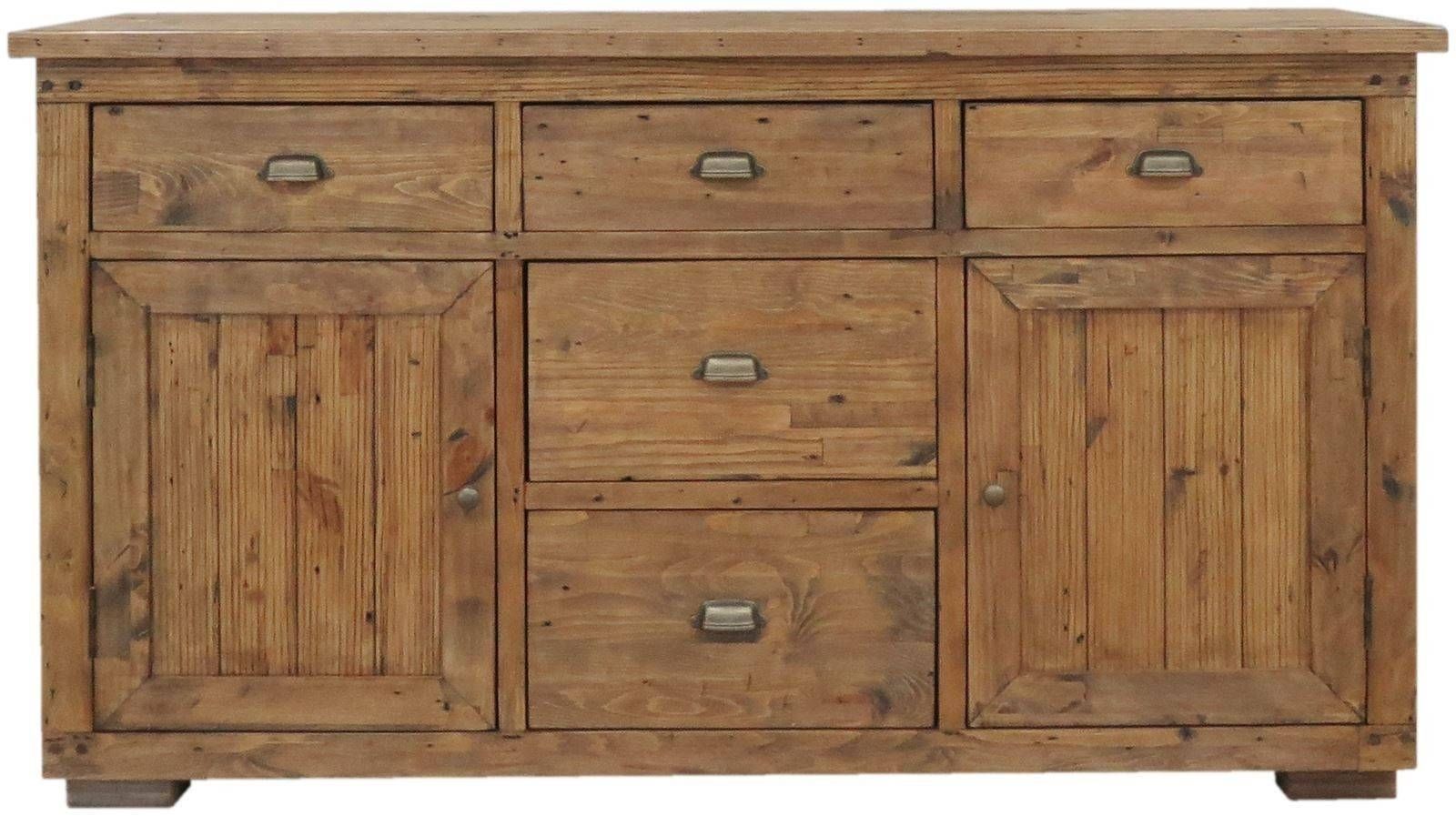 Reclaimed And Recycled Pine Large Sideboard With Regard To Tuscany Sideboard (View 8 of 20)