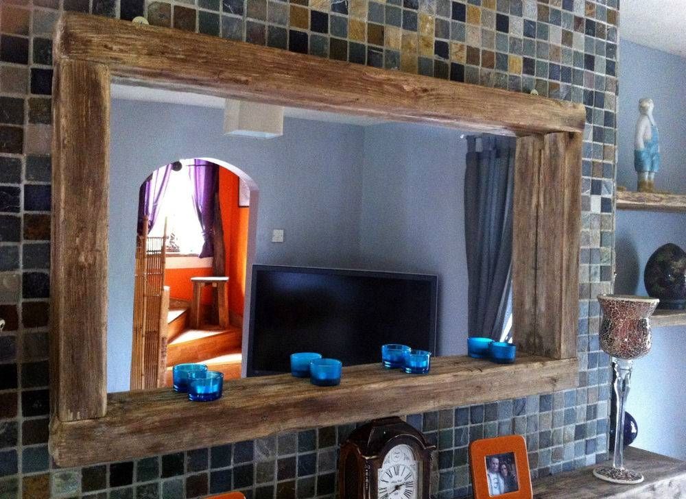 Reclaimed Wood Mirrors For Sale And Reclaimed Wood Mirror Uk – The Pertaining To Rustic Oak Framed Mirrors (View 4 of 30)