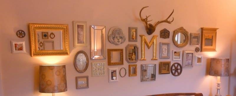 Revisionary Life: Make Your Own Faux Faux Antique Mirrors Inside Small Antique Mirrors (Photo 20 of 20)