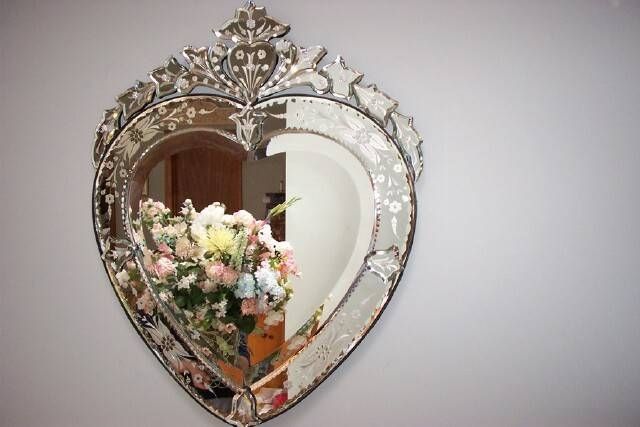 Romantic Heart Venetian Mirror – Casually Elegant Home Intended For Heart Venetian Mirrors (Photo 1 of 20)