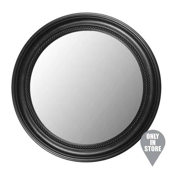 Round Black Mirror Regarding Round Black Mirrors (Photo 13 of 20)