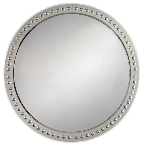 Round Venetian Glass Mirror – Contemporary – Wall Mirrors – Within Round Venetian Mirrors (Photo 2 of 30)
