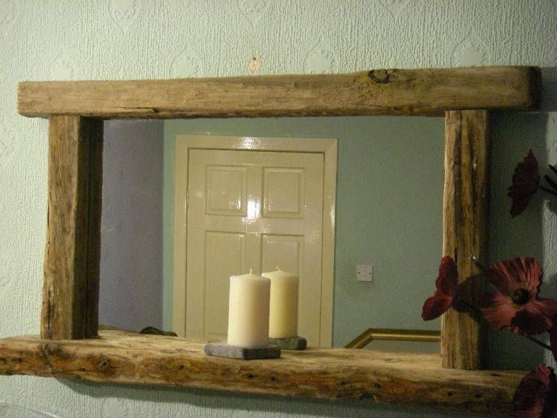 Rustic Wood Mirror | Home Decoration Throughout Rustic Oak Framed Mirrors (Photo 3 of 30)