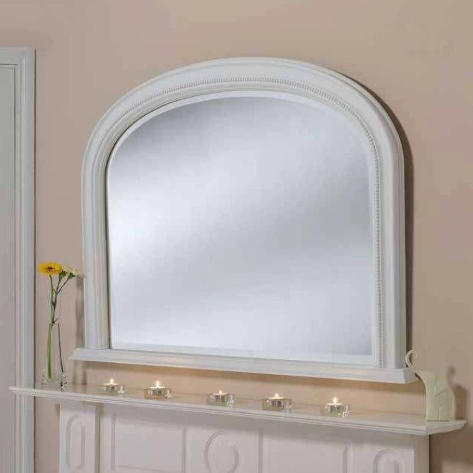 Saint Petersburg White Overmantle Mirror / Bournemouth, Poole, Dorset Regarding White Overmantle Mirrors (Photo 9 of 30)