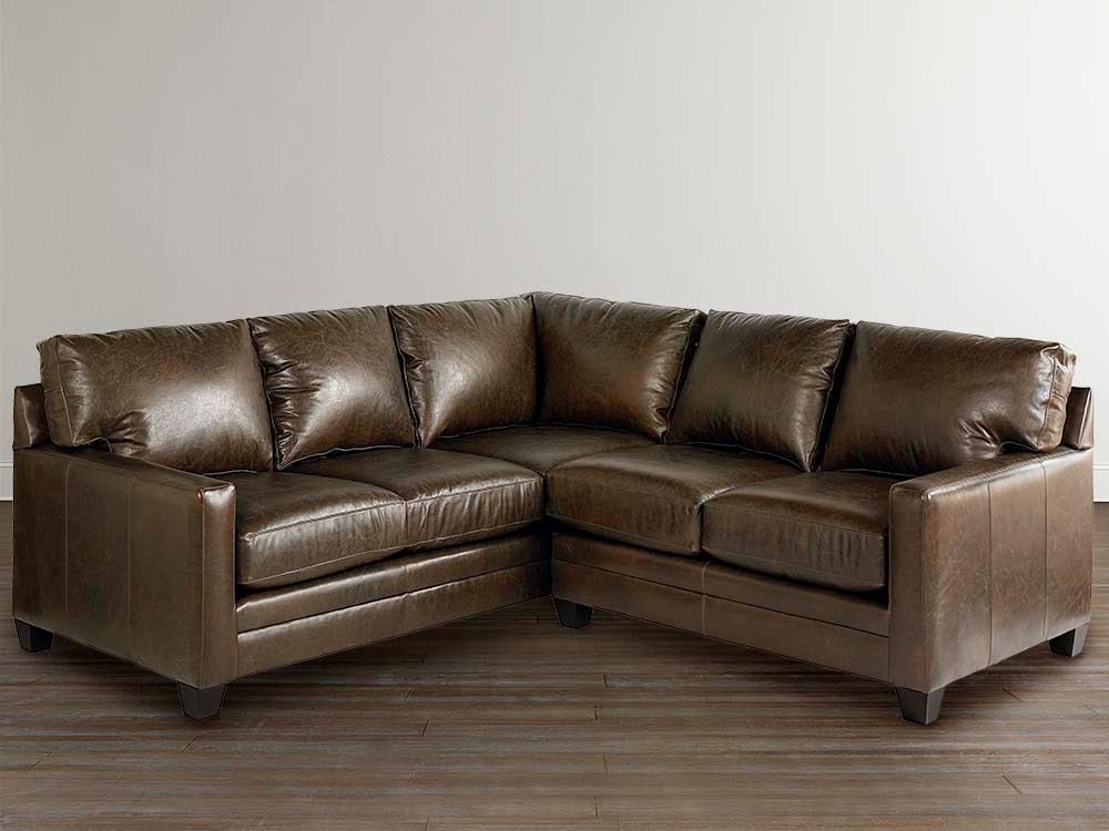 Sectional Couch Small Smaller Sectional Type Sofa For Small Throughout Leather L Shaped Sectional Sofas (View 7 of 15)
