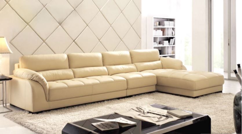 Sectional Sofa With Chaise Leather Sectional L Shaped With Leather L Shaped Sectional Sofas (View 3 of 15)