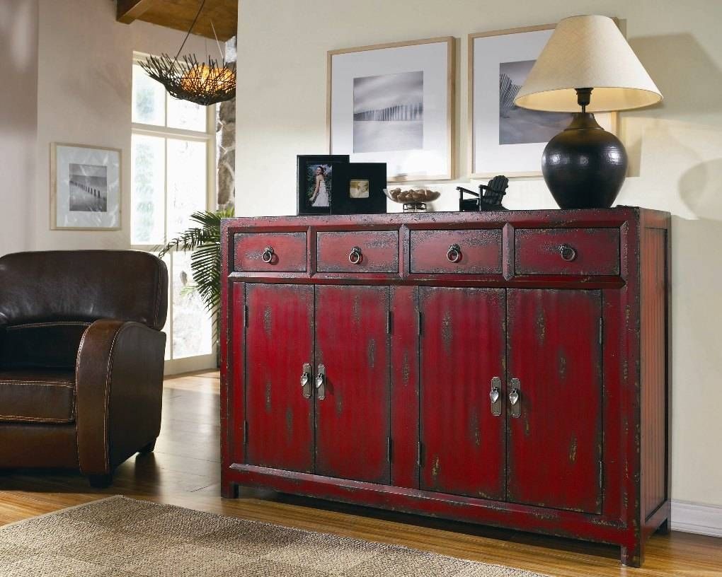 Seven Seas Red Asian Cabinet | Sideboards And Servers In Asian Sideboards (View 15 of 20)