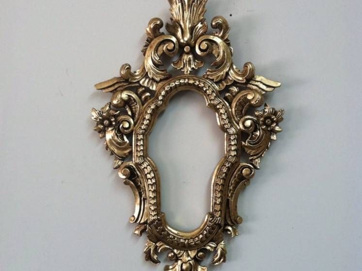 Shabby Chic Home Decor Decorative Wall Mirror Frame Baroque Within Baroque Wall Mirrors (Photo 9 of 20)