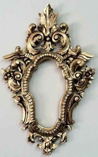 Shabby Chic Home Decor Decorative Wall Mirror Frame Baroque Within Gold Baroque Mirrors (Photo 17 of 30)