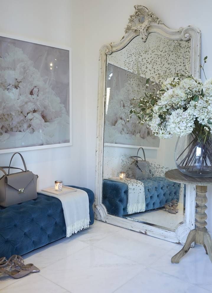 Shabby Chic Mirror Hall Contemporary With Marble Hall Oversized Inside Shabby Chic Free Standing Mirrors (Photo 10 of 30)