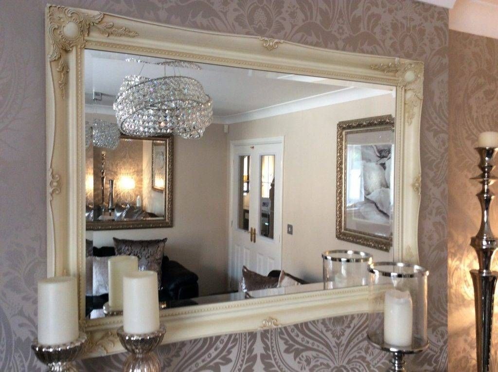 Shabby Chic Wall Mirror 130 Inspiring Style For Fabulous Large Inside Shabby Chic Cream Mirrors (View 5 of 20)