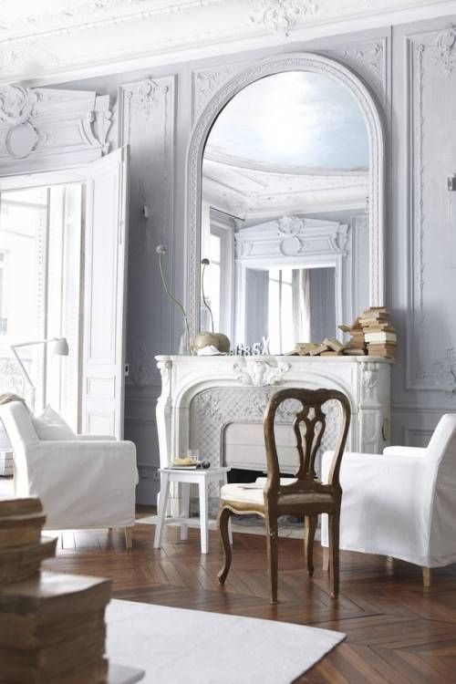 Shantygirlsfarmhouse: French Mirrors Guest Blogger Mari – Design Throughout White French Mirrors (View 11 of 20)