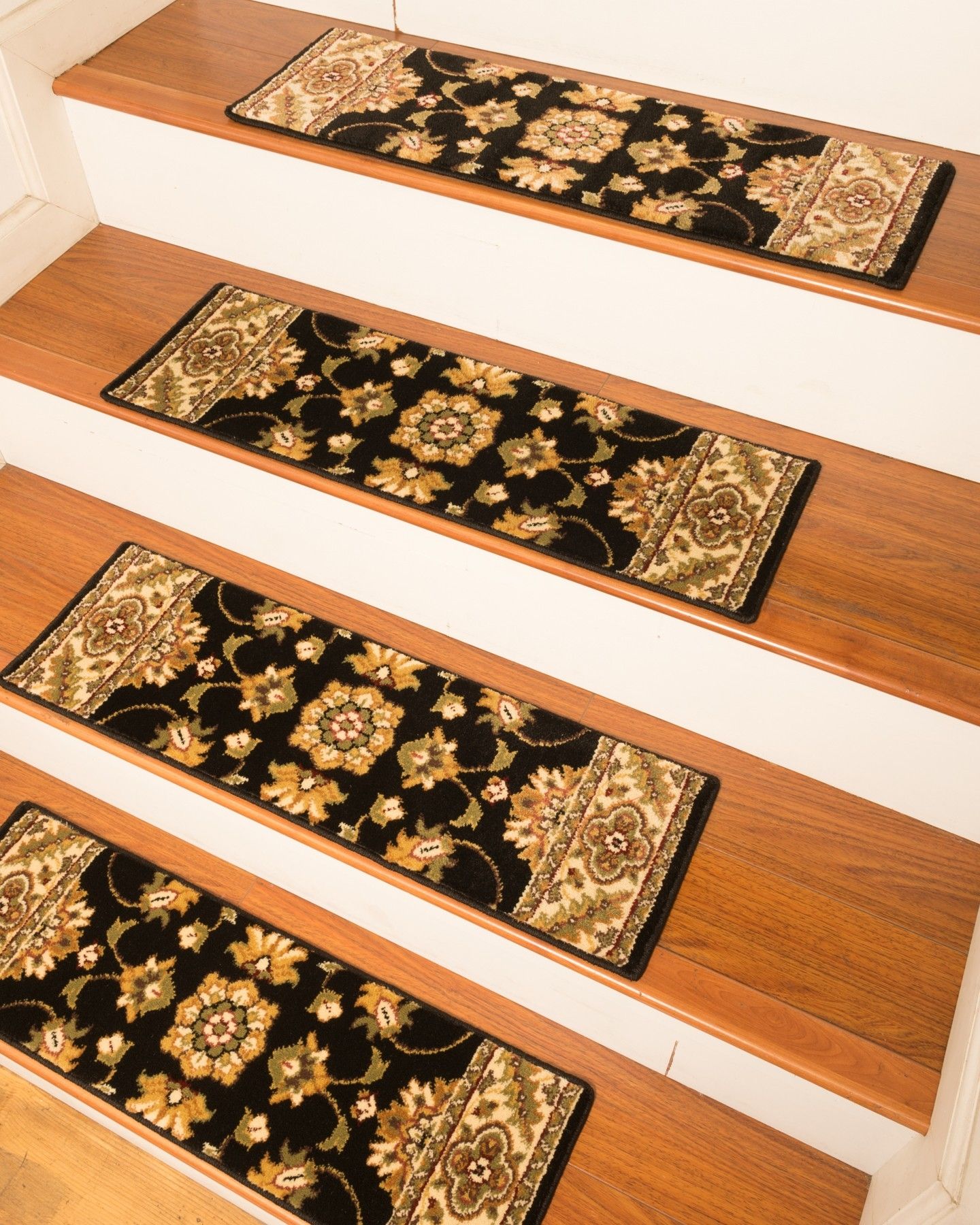 Sherwood Carpet Stair Treads Black Natural Home Rugs Natural Regarding Carpet Stair Treads And Rugs 9× (View 5 of 20)