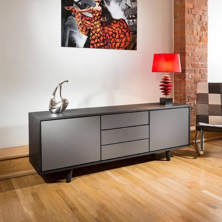 Sideboards: Amazing Black Sideboard Cabinet Ashley Furniture In Oak Sideboards And Buffets (View 10 of 20)