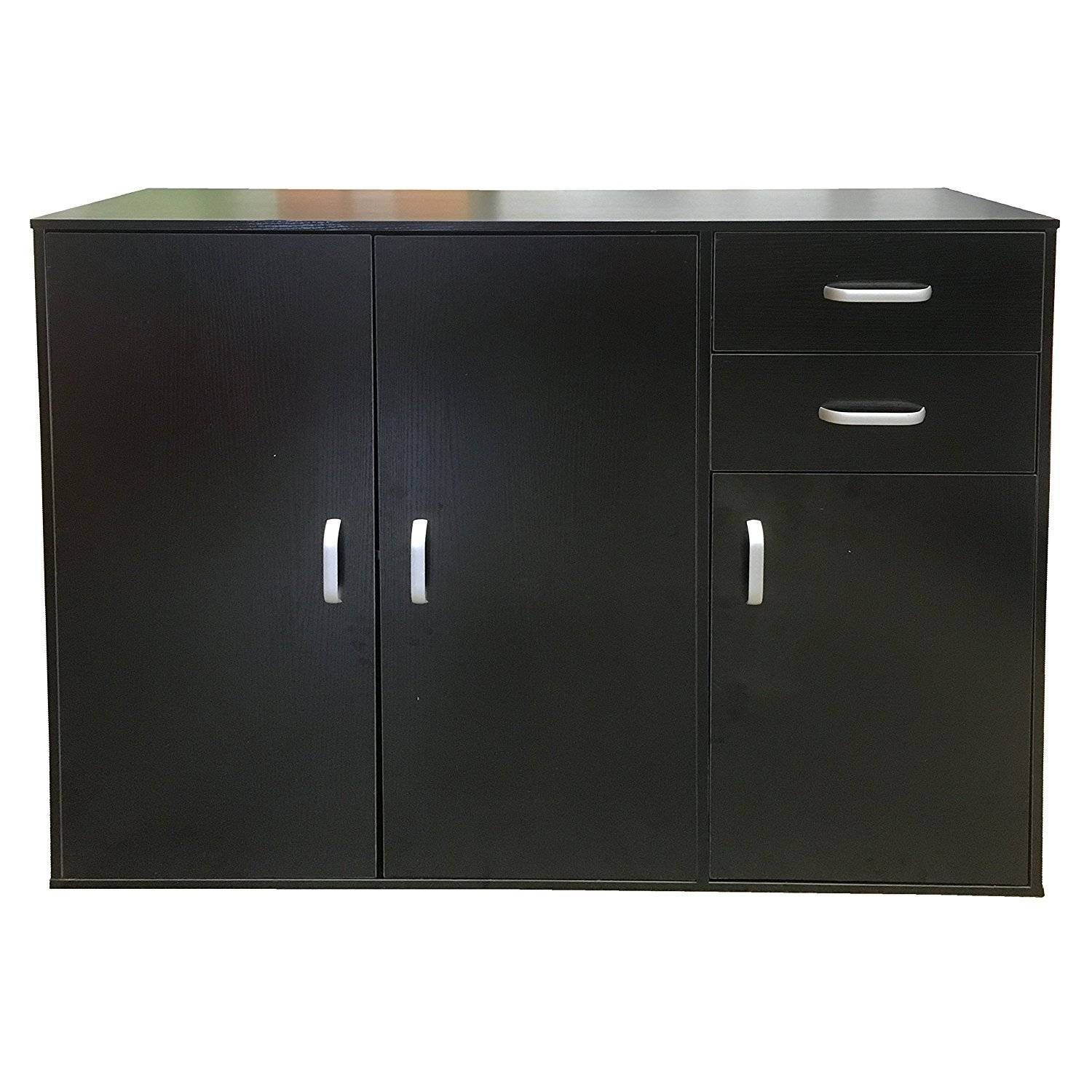 Sideboards: Amazing Black Sideboard Cabinet Ashley Furniture Regarding Black Sideboard (Photo 16 of 20)