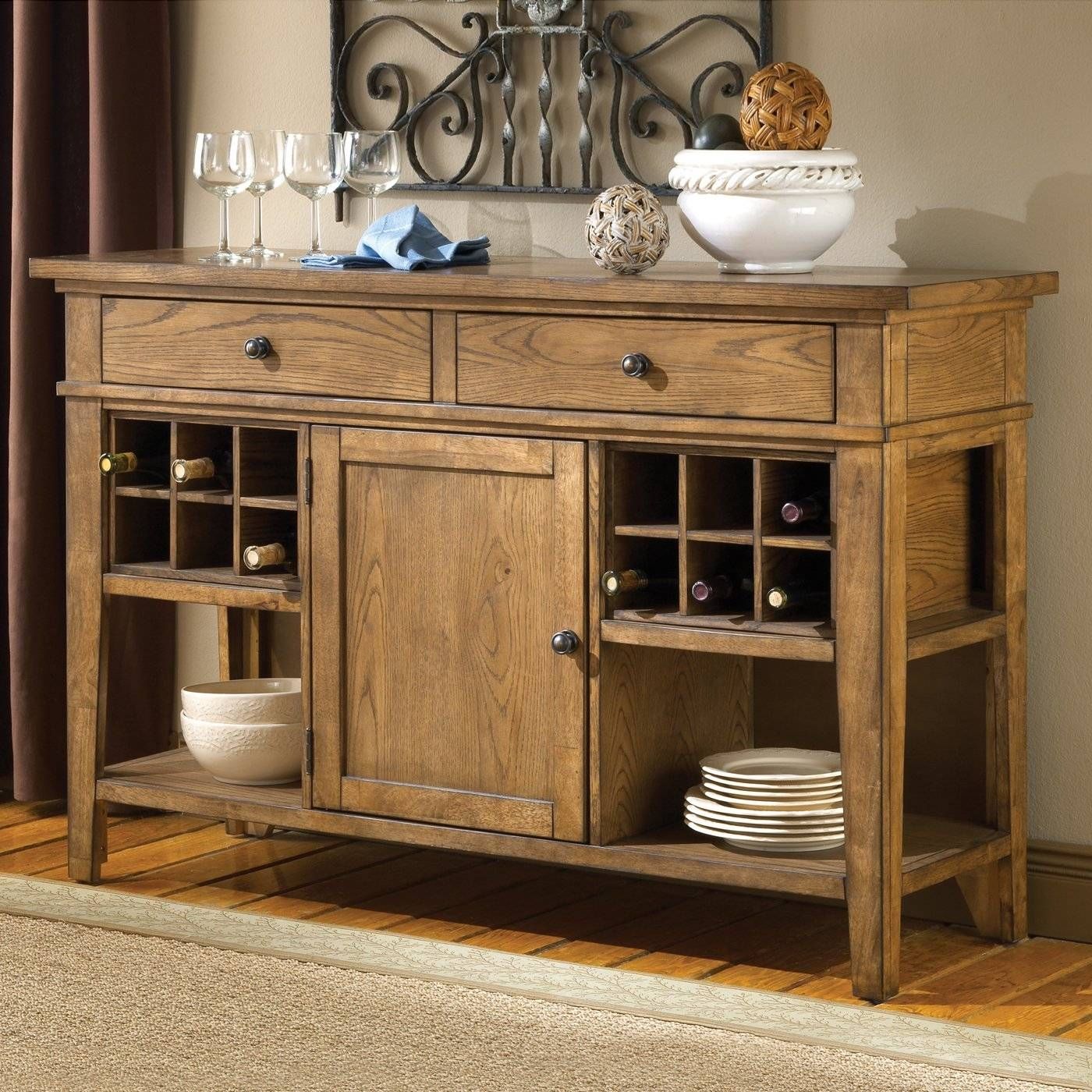 Sideboards. Amazing Farmhouse Buffet Sideboard: Farmhouse Buffet Regarding Country Sideboards (Photo 9 of 20)