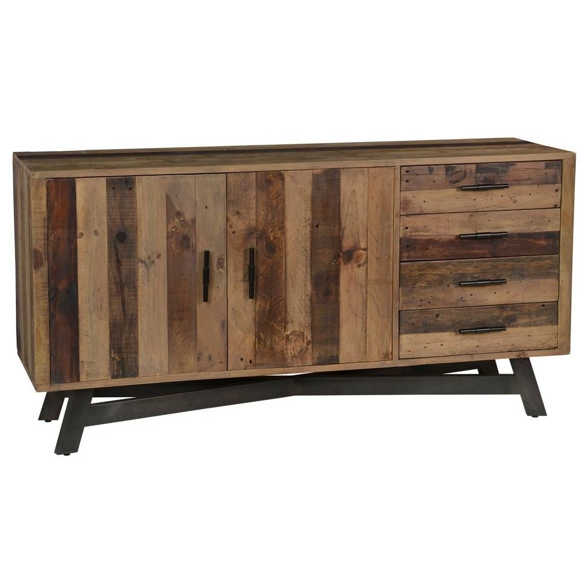 Sideboards. Amazing Farmhouse Buffet Sideboard: Farmhouse Buffet Throughout Metal Sideboards (Photo 6 of 20)