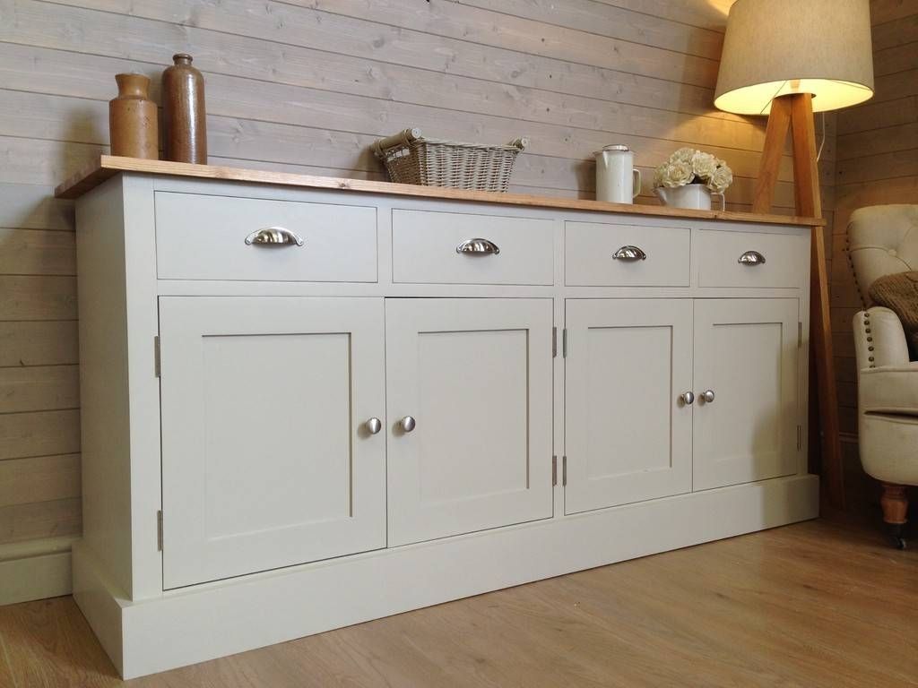 Sideboards. Amazing Kitchen Hutch And Buffet: Kitchen Hutch And In Narrow White Sideboard (Photo 14 of 20)