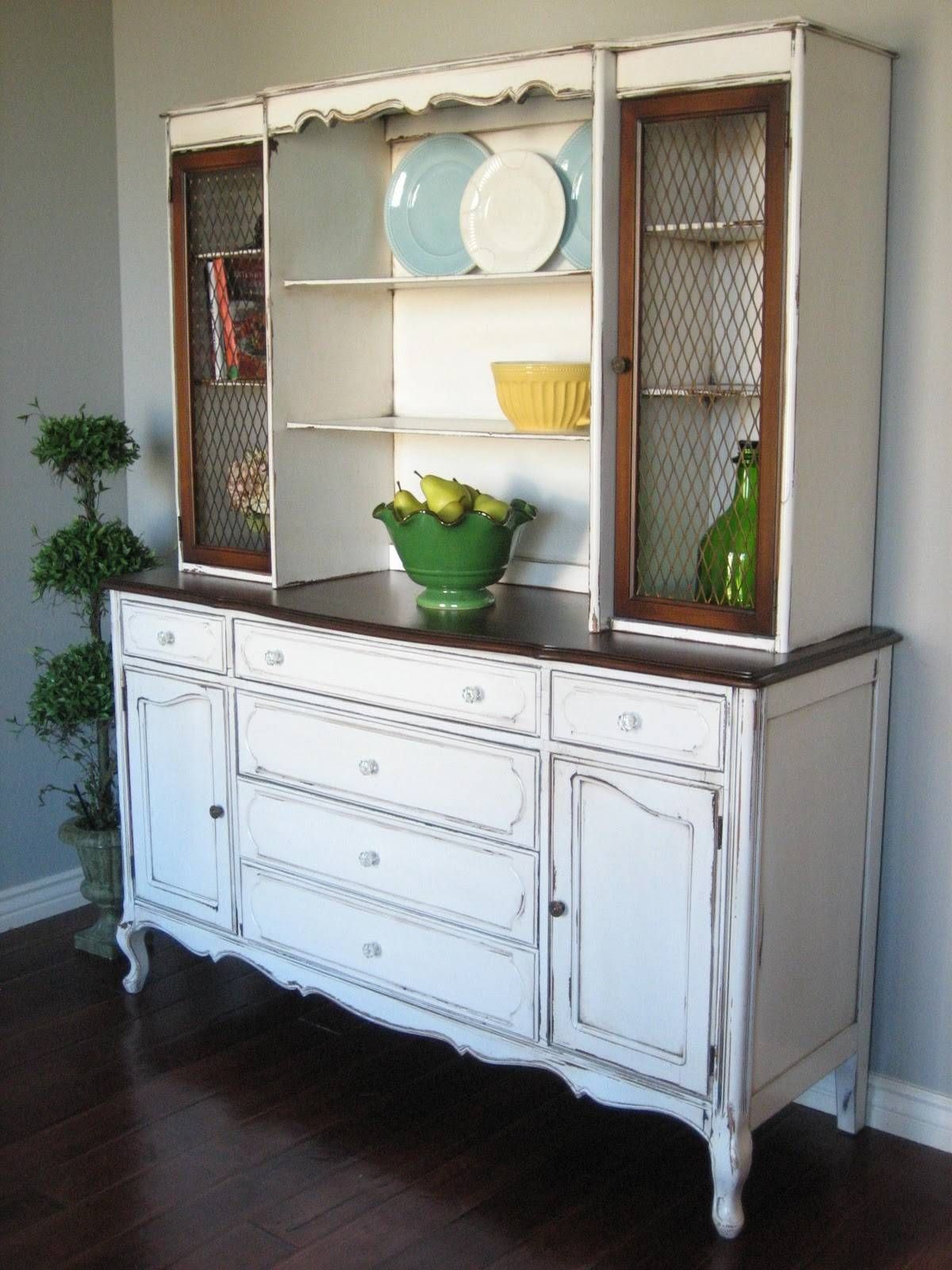 Sideboards. Amazing Rustic Buffet And Hutch: Rustic Buffet And In Country Sideboards (Photo 11 of 20)