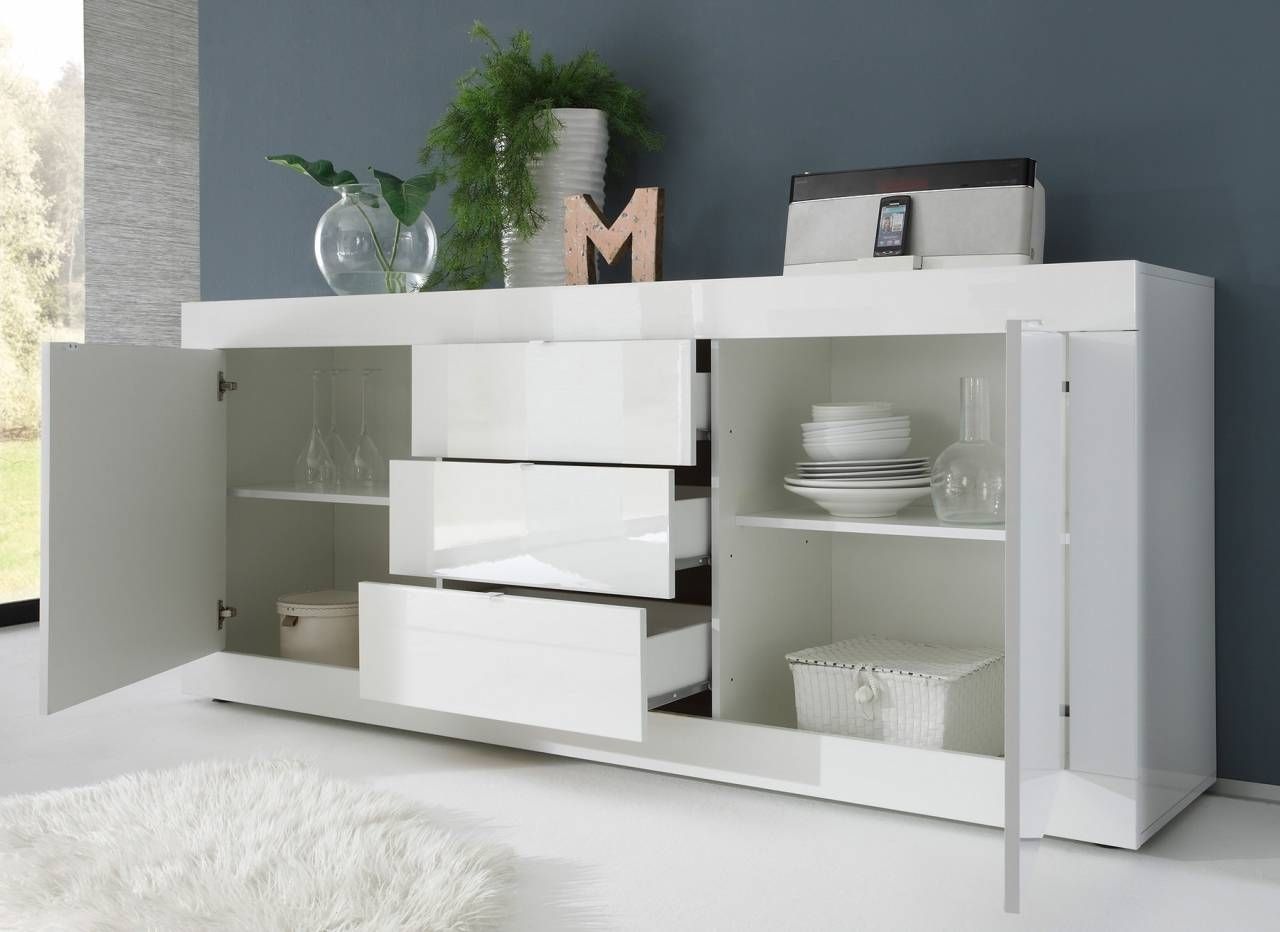 Sideboards. Amusing Modern Sideboard Buffet: Modern Sideboard Throughout Contemporary White Sideboard (Photo 16 of 20)