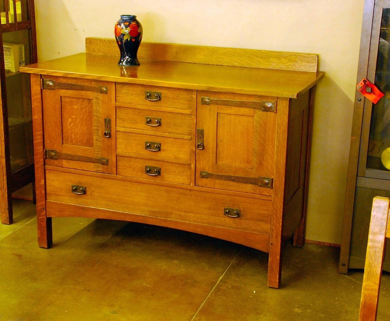 Sideboards. Amusing Side Board Buffet: Side Board Buffet Antique Intended For Oak Sideboards And Buffets (Photo 4 of 20)