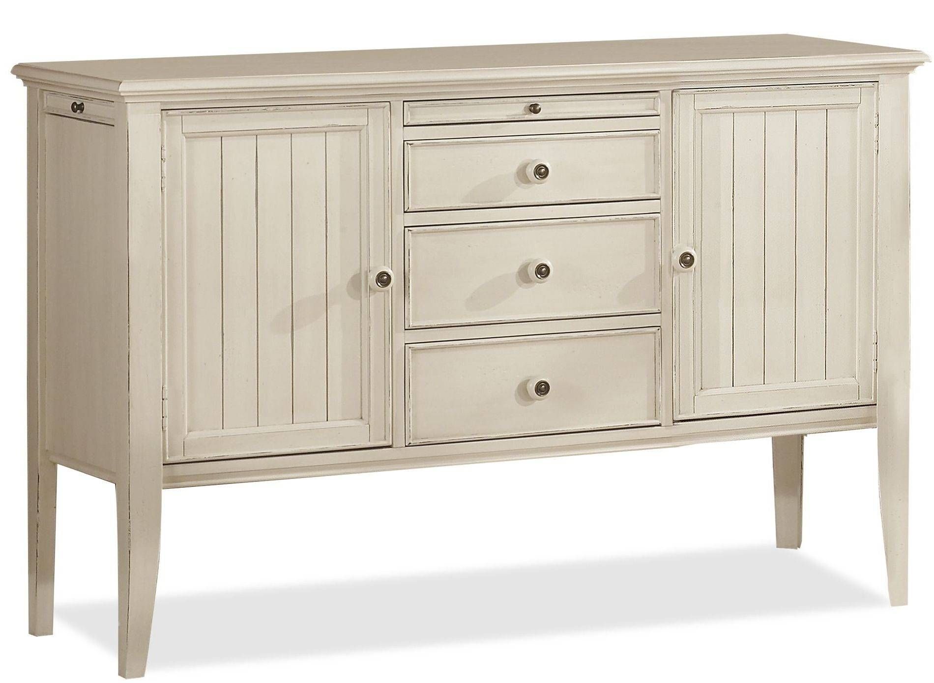 Sideboards: Glamorous Sideboard And Buffets Narrow Sideboard In White Sideboards Furniture (Photo 14 of 20)