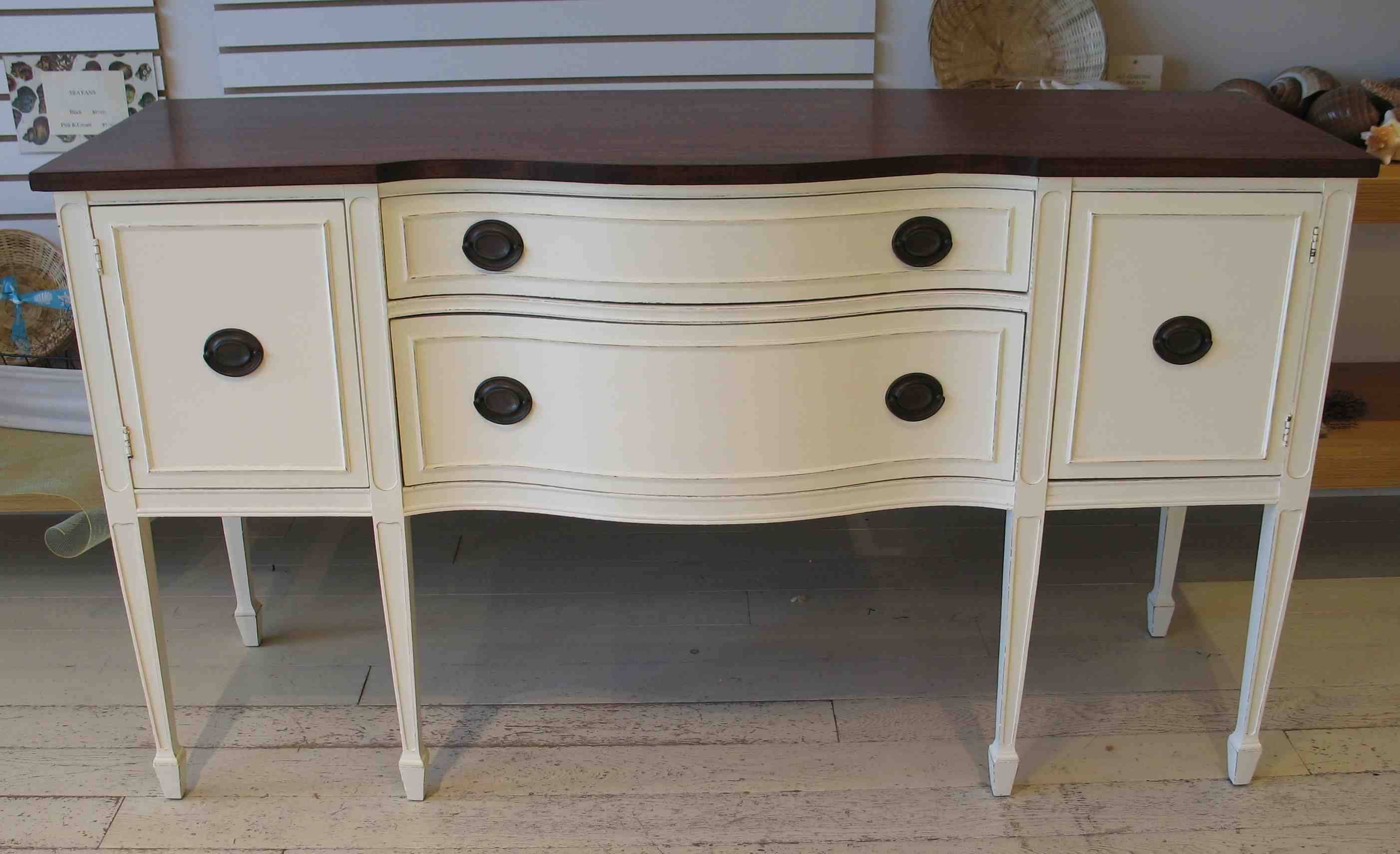 Sideboards: Glamorous Sideboard And Buffets Narrow Sideboard With Regard To Sideboard White Wood (Photo 11 of 20)