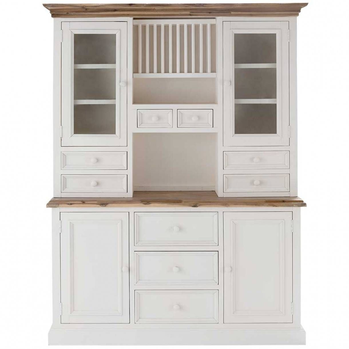 Sideboards. Inspiring Buffet And Hutch Furniture: Buffet And Hutch Inside Kitchen Sideboard White (Photo 19 of 20)