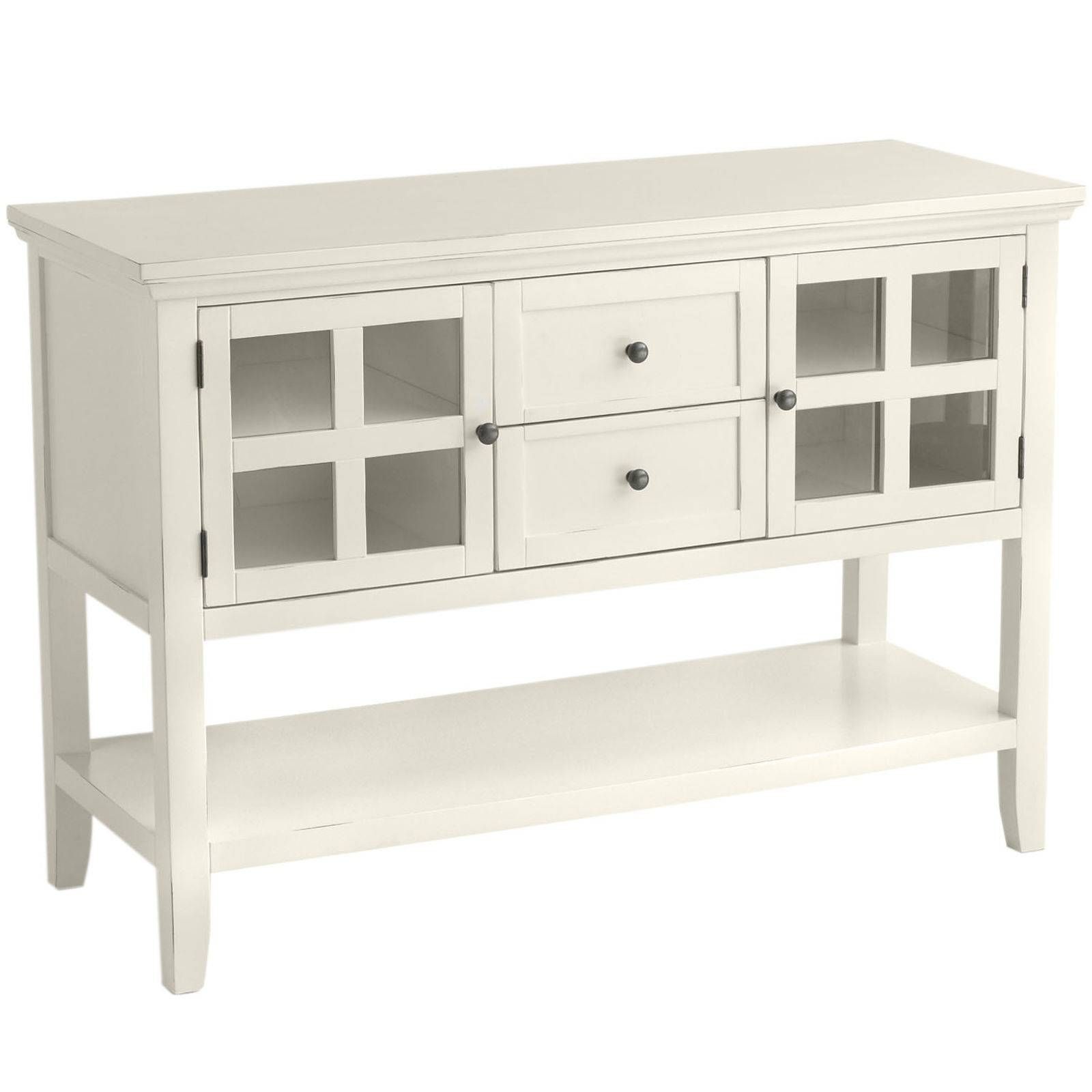 Sideboards. Inspiring Narrow Buffet Table: Narrow Buffet Table For Kitchen Sideboards White (Photo 17 of 20)