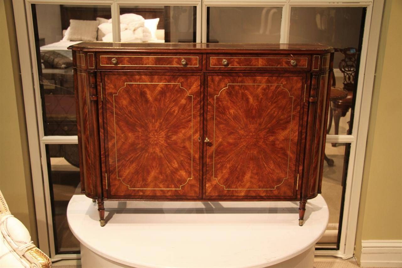 Sideboards. Inspiring Narrow Buffet Table: Narrow Buffet Table Intended For Narrow Sideboard Cabinet (Photo 5 of 20)