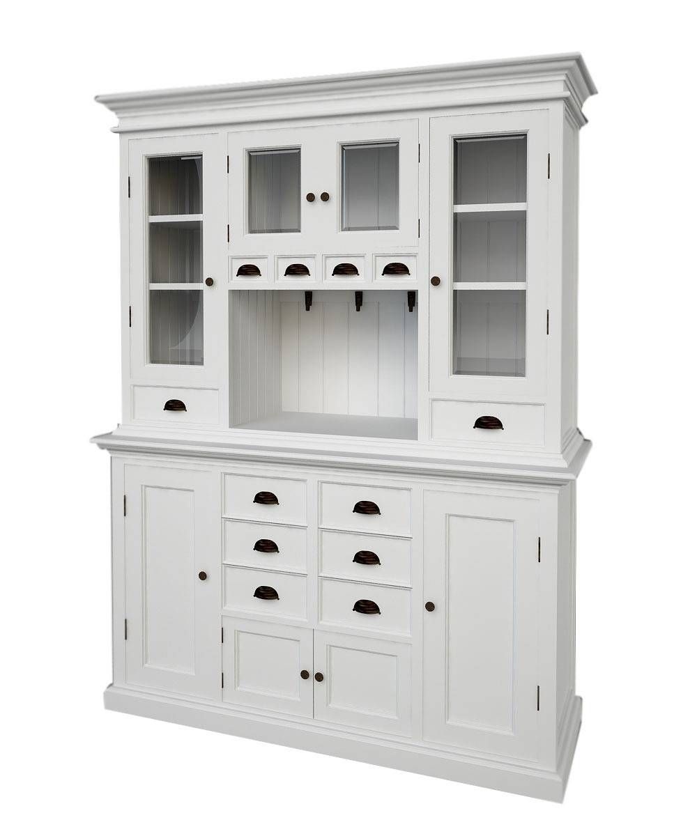 Sideboards. Interesting Kitchen Buffet And Hutch: Kitchen Buffet Intended For White Kitchen Sideboard (Photo 12 of 20)