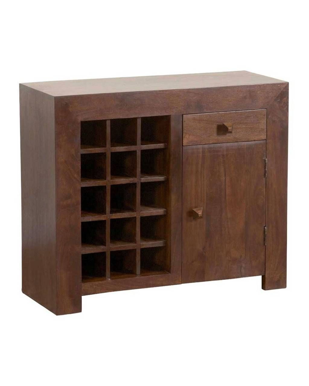 Sideboards. Marvellous Sideboard With Wine Rack: Sideboard With With Small Dark Wood Sideboard (Photo 8 of 20)