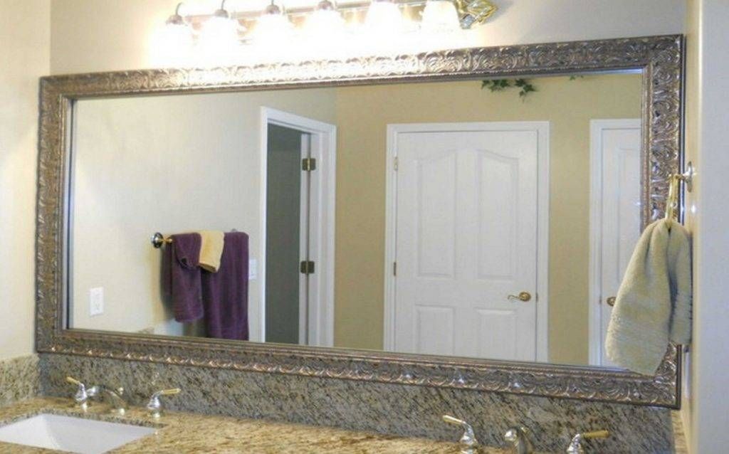 Silver Bathroom Mirror Rectangular – Harpsounds.co Regarding Silver Rectangular Bathroom Mirrors (Photo 13 of 20)