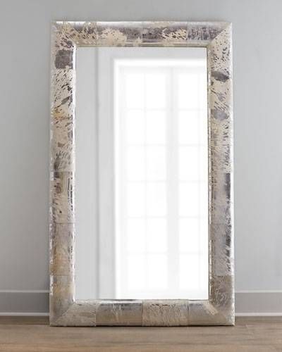 Silver Leaf Mirror | Neiman Marcus Within Silver Rectangular Mirrors (View 5 of 20)
