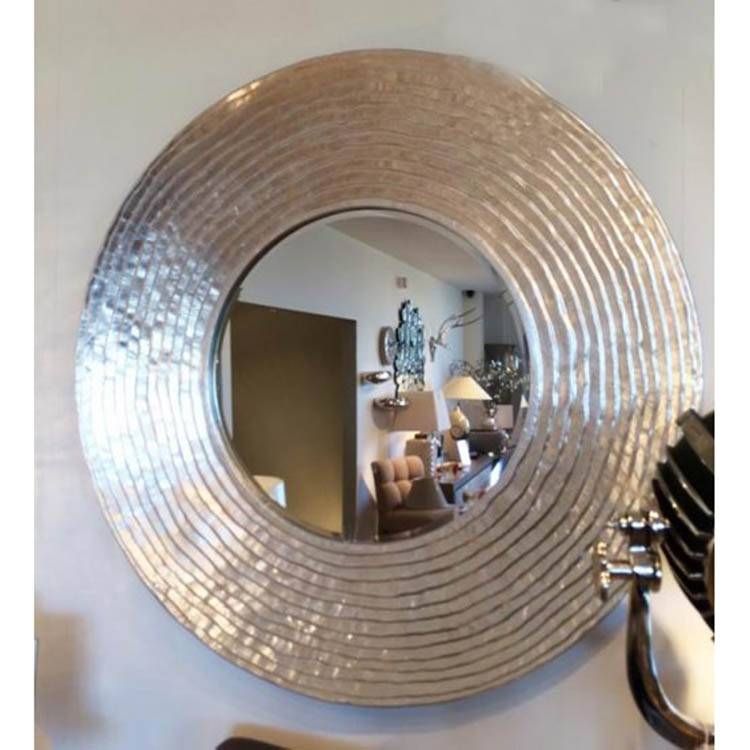 Silver Mirrors | Silver Framed Mirrors | Exclusive Mirrors Throughout Huge Round Mirrors (View 26 of 30)