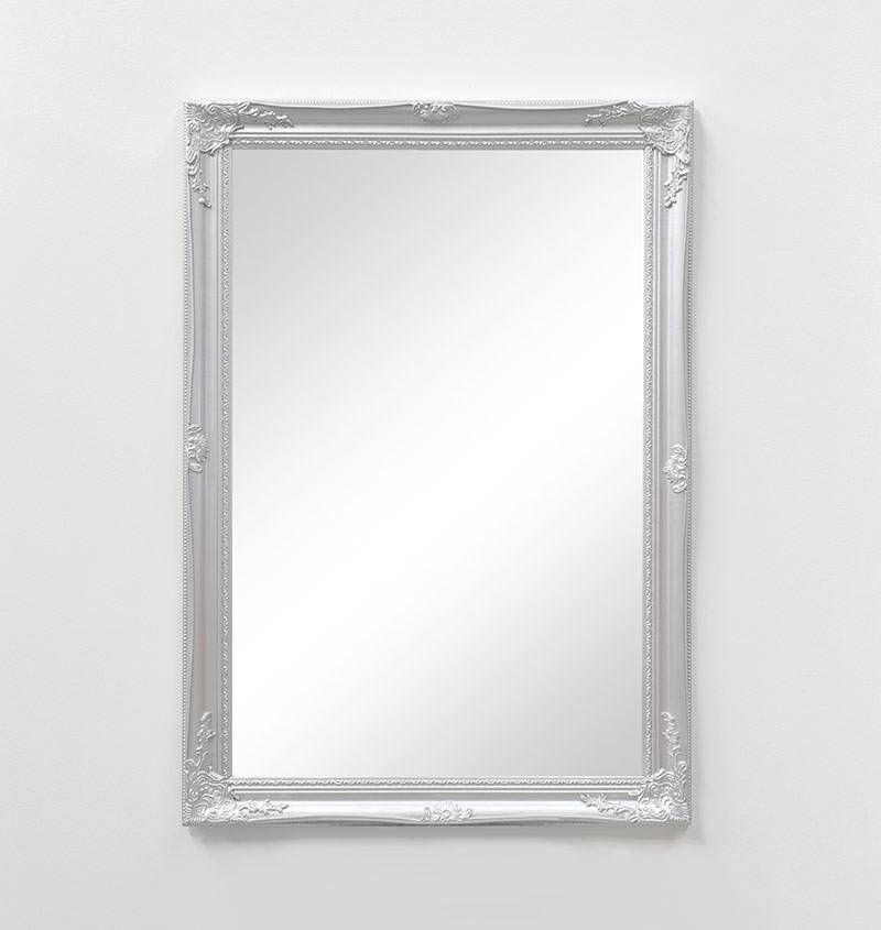 Silver Provincial Mirror – Home & Abode Pertaining To Small Silver Mirrors (View 6 of 20)