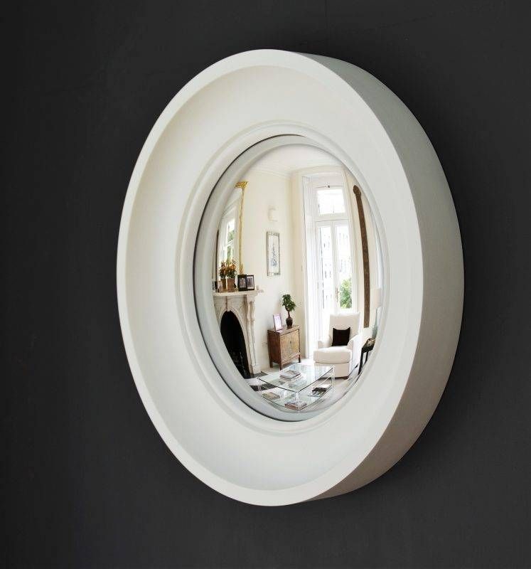 Small Cavetto Decorative Convex Mirror – Hand Finished – Omelo Pertaining To Small Round Convex Mirrors (Photo 10 of 20)
