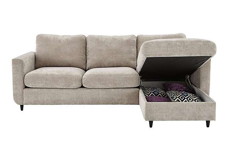 Sofa Bed With Storage Chaise Ciov Pertaining To Storage Sofa Beds (View 5 of 15)