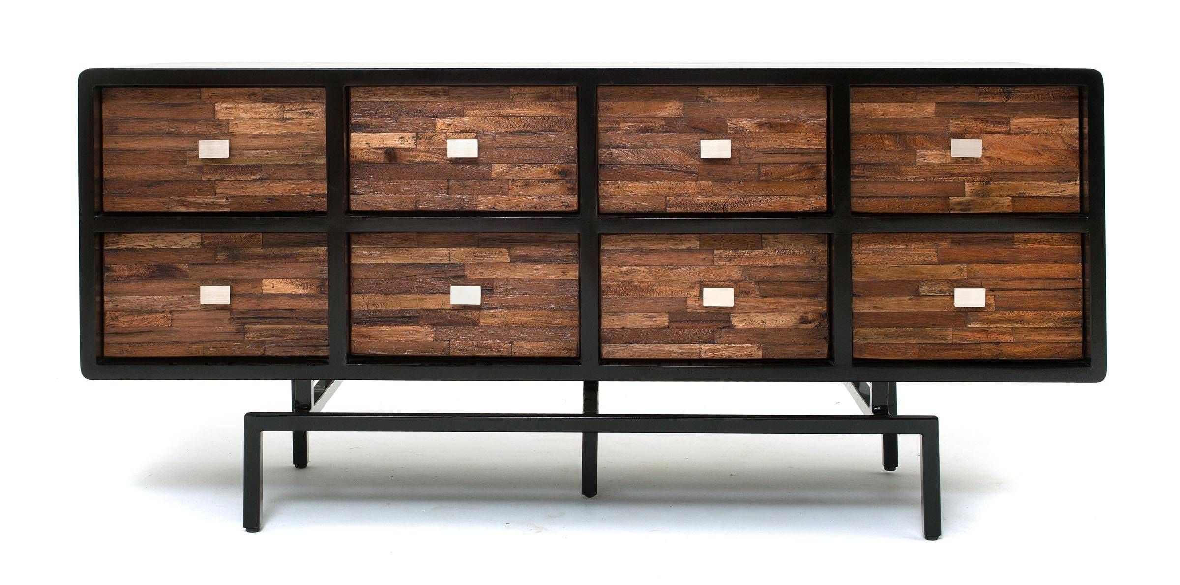Soft Modern Furniture, Sustainable Sideboard, Reclaimed Wood With Regard To Contemporary Wood Sideboards (Photo 6 of 20)