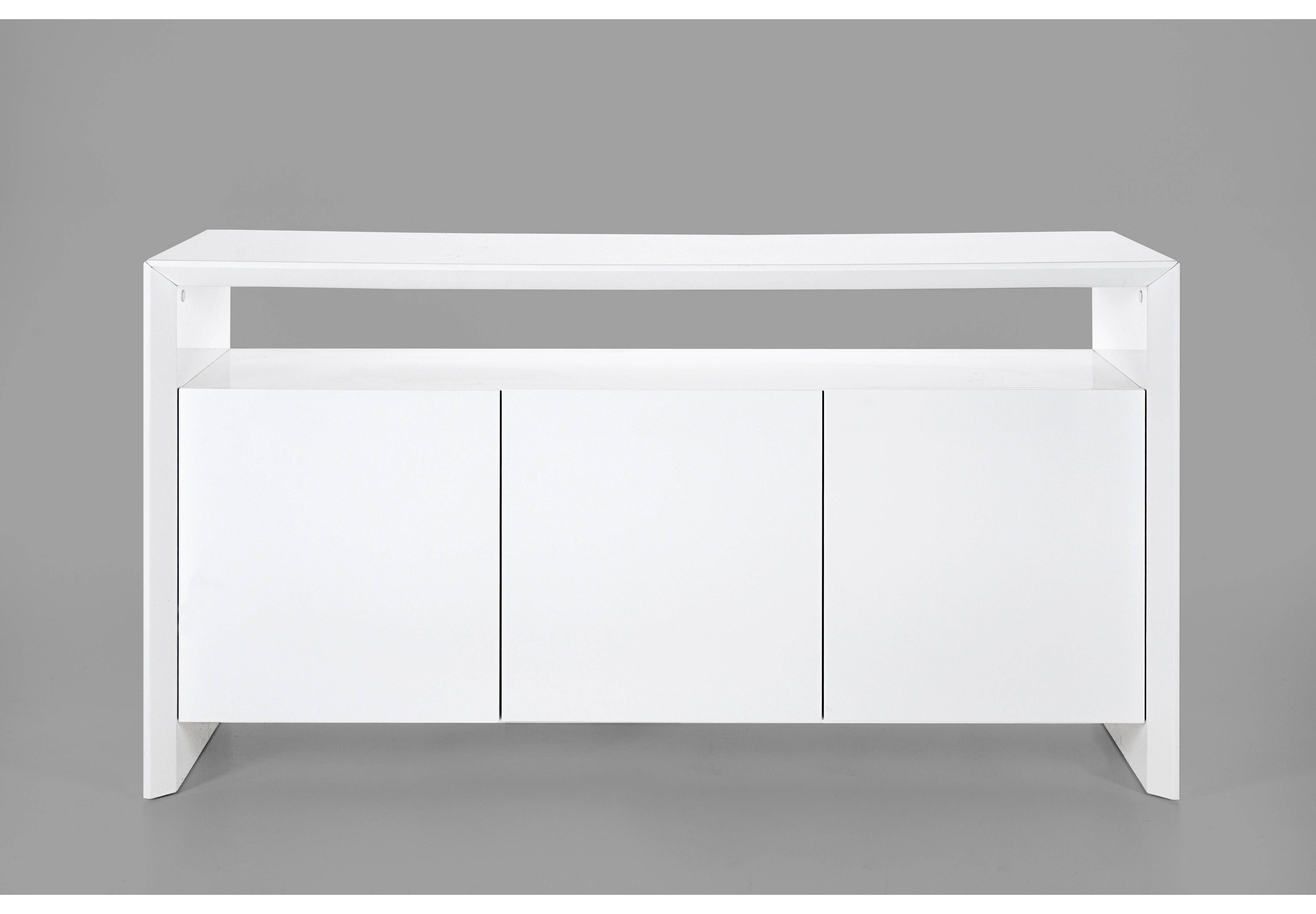 Soley White High Gloss Sideboard In High Gloss Sideboards (Photo 15 of 20)