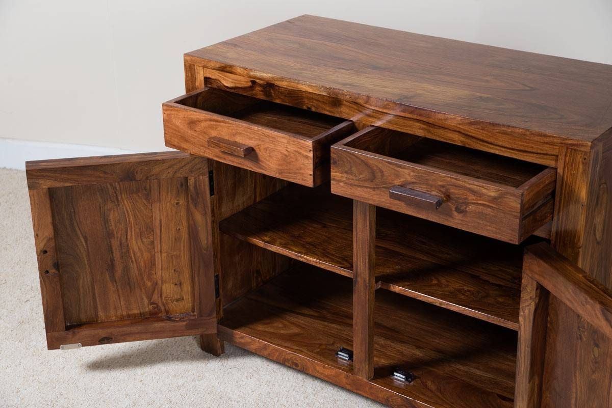 Solid Wood Sideboard – Small | Casa Bella Furniture Uk Throughout Sheesham Sideboards (Photo 17 of 20)