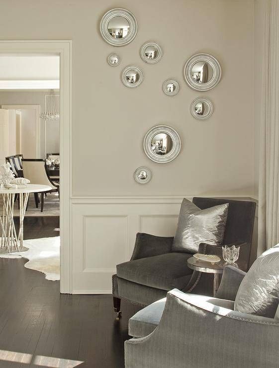 Soliel Decorative Silver Or Gold Mirrors With Small Silver Mirrors (Photo 16 of 20)