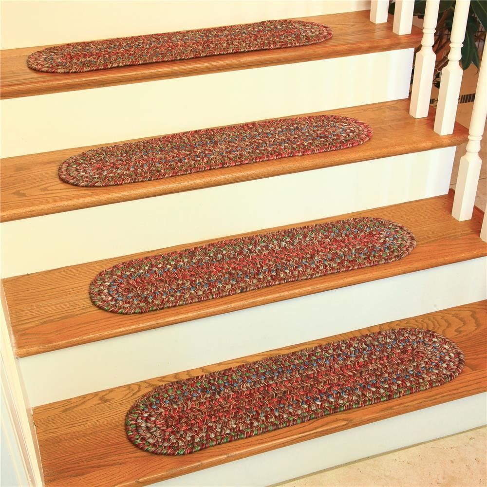 Stair Treads Goingrugs Regarding Braided Stair Tread Rugs (View 16 of 20)