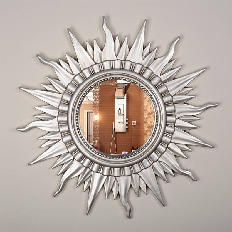 Sun Shaped Art Decoration Large Wall Mirror – Buy Large Wall In Large Sun Shaped Mirrors (View 3 of 20)