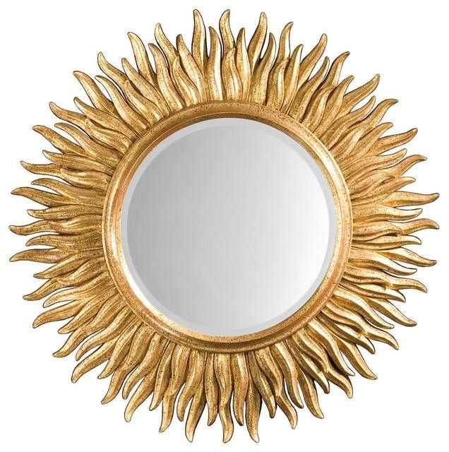 Sunburst Mirror – Contemporary – Wall Mirrors  Inviting Home Inc Pertaining To Sun Mirrors (View 7 of 20)