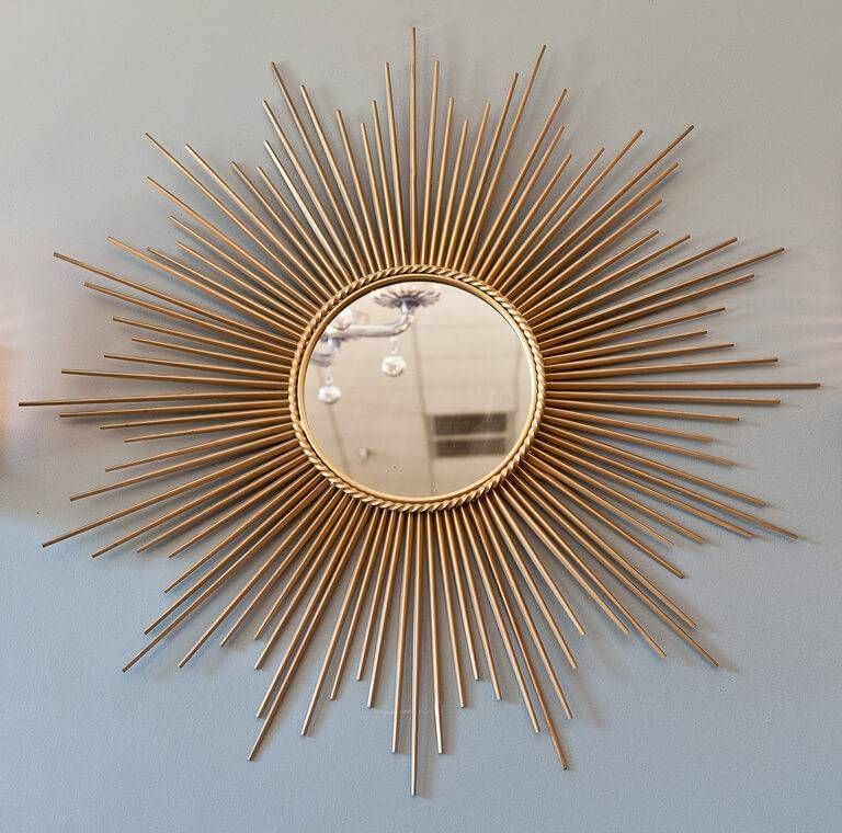 Sunburst Mirrors Festival: Black, Gold And Silver Mix Throughout Sun Mirrors (Photo 6 of 20)