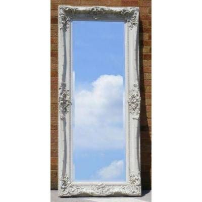 Tall Shabby Chic Rococo Mirror – Ayers & Graces Online Antique Throughout Long Antique Mirrors (View 11 of 30)