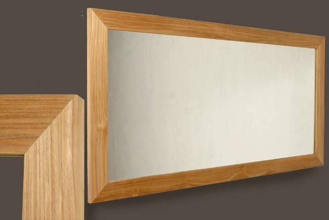 Teak And Oak Bathroom Furniture| Mirrors. Regarding Oak Mirrors (Photo 16 of 20)