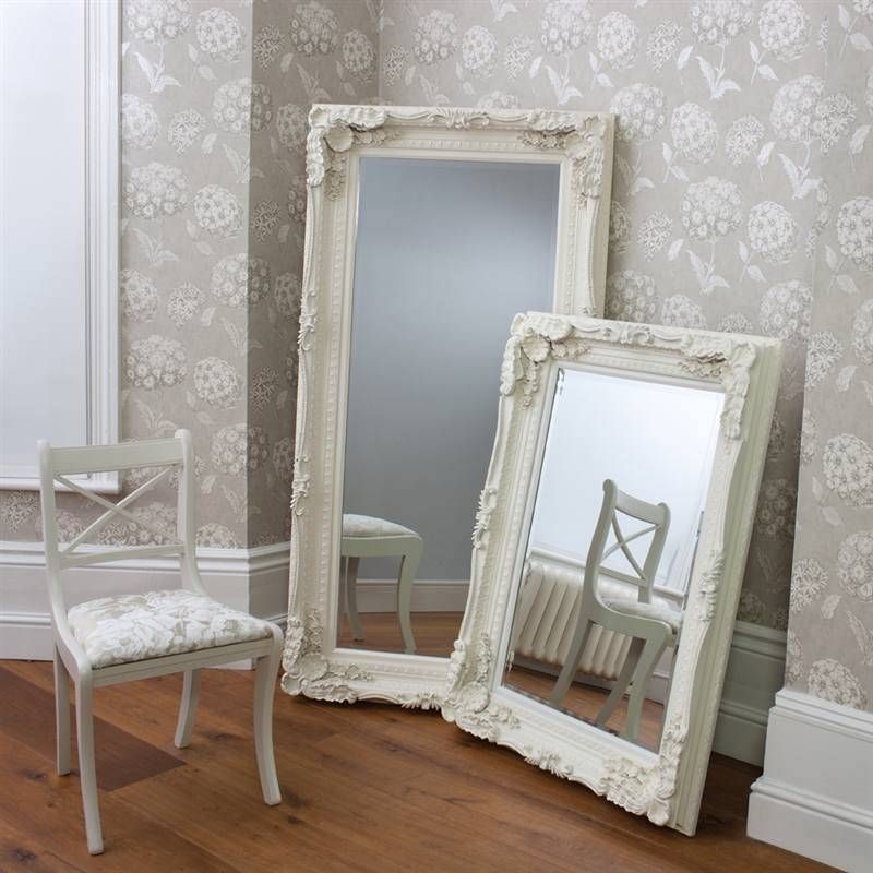 Featured Photo of 30 Collection of Cream Floor Standing Mirrors